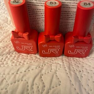 Red Gel Nail Polish Collection 
9 piece red series JR really great!